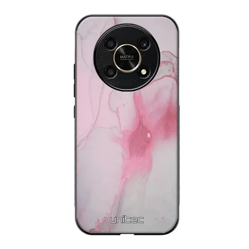 Honor Magic 6 Lite marmori suojakuoret - Pink Pok Rie