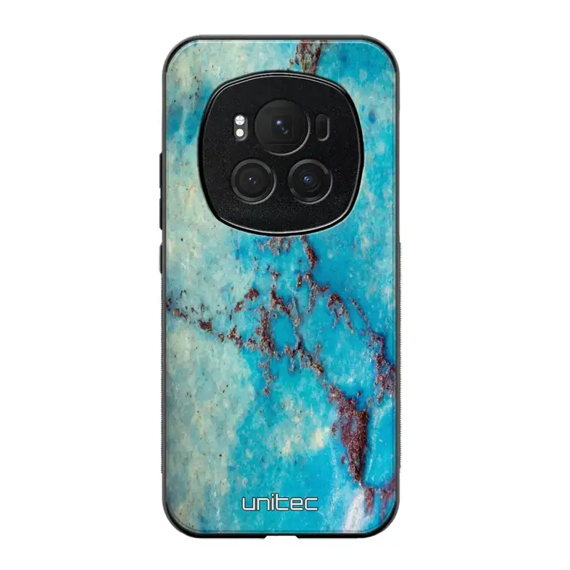 Honor Magic 6 Pro marmori suojakuoret - Turquoise Marble