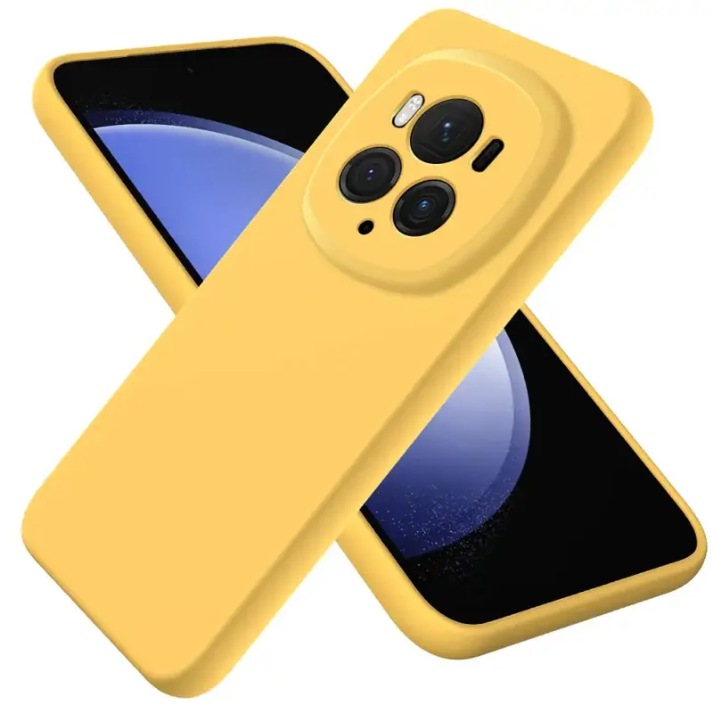 Honor Magic 6 Pro Silikonikuori – Keltainen