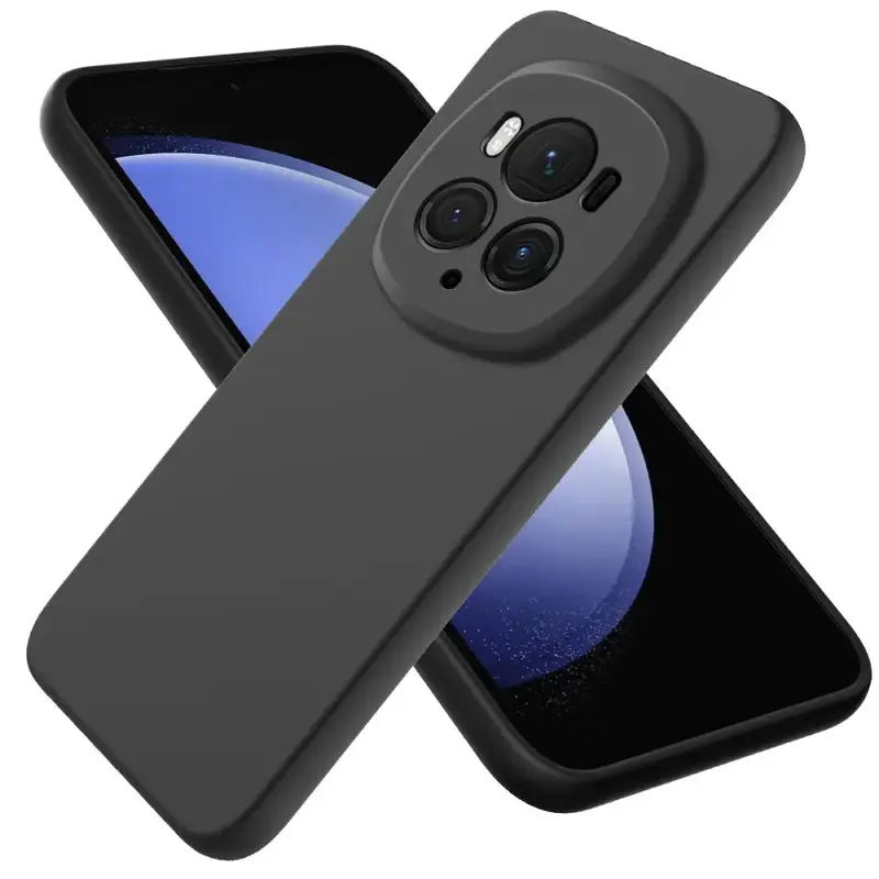 Honor Magic 6 Pro Silikonikuori – Musta