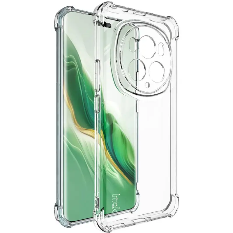 Honor Magic 6 Pro Vahvistettu Silikonikuori - Läpinäkyvä