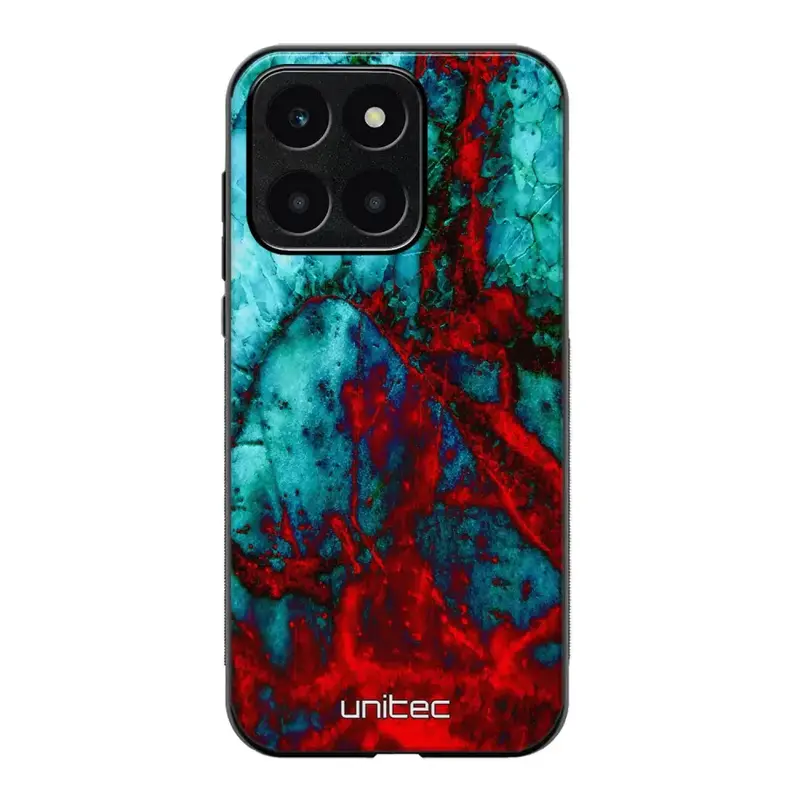 Honor X6a marmori suojakuoret - Blue Red Marble