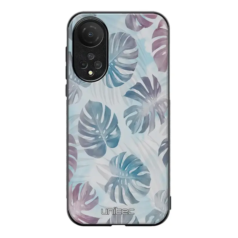 Honor X7 kukka suojakuoret - Monstera Texture