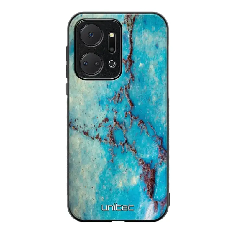 Honor X7a marmori suojakuoret - Turquoise Marble