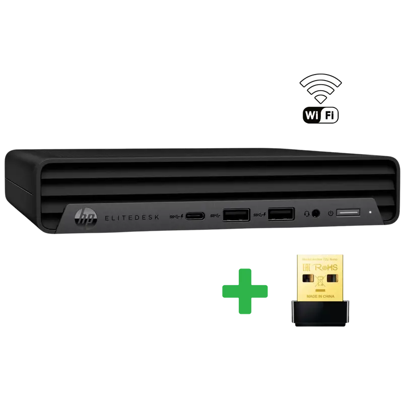 HP EliteDesk 800 G6 DM i5 + TP-Link Archer T2U Nano