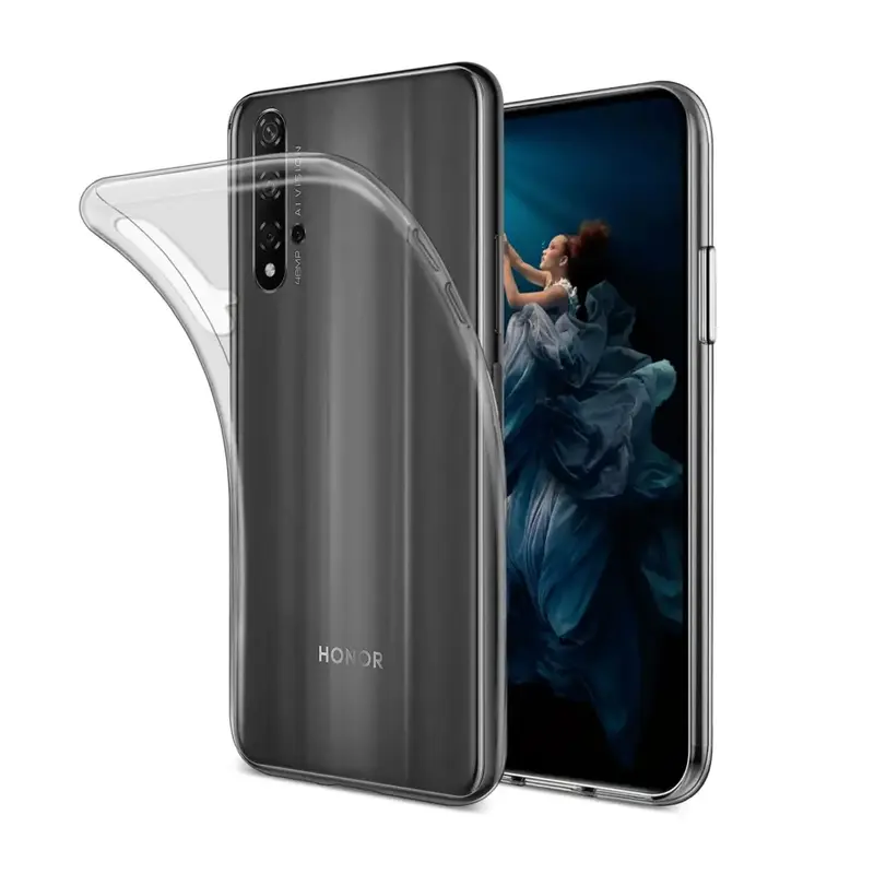 Huawei Honor 20 / Nova 5T Silikonikuori - Läpinäkyvä