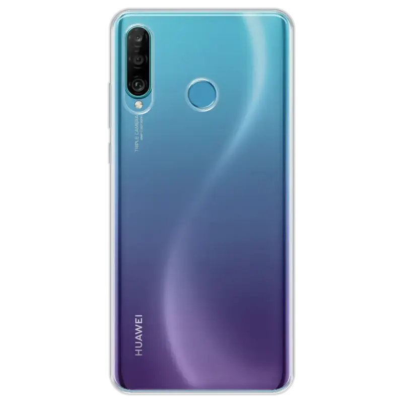 Huawei P30 Lite Silikonikuori - Läpinäkyvä
