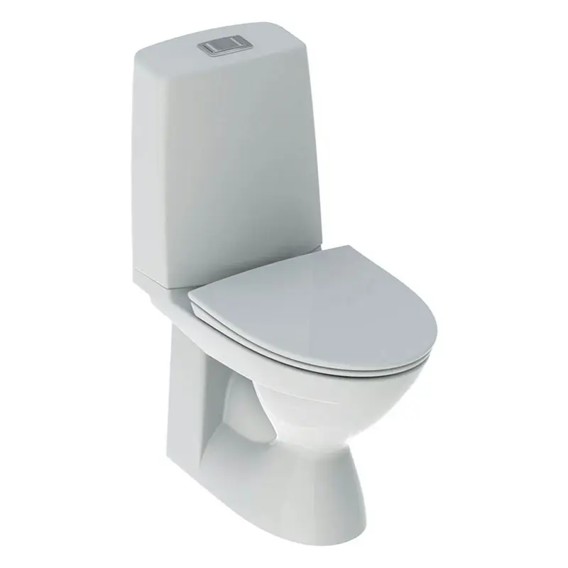 Ifö Vinta Rimfree Floor Standing Toilet, White