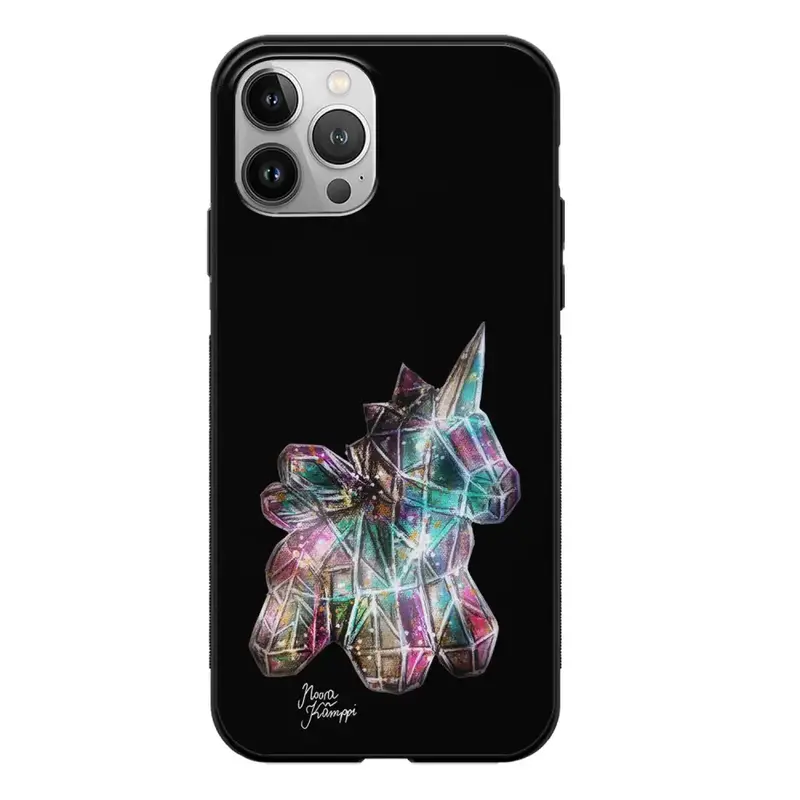 iPhone 11 Pro Max unicorn suojakuoret - Musta - Noora Kämppi