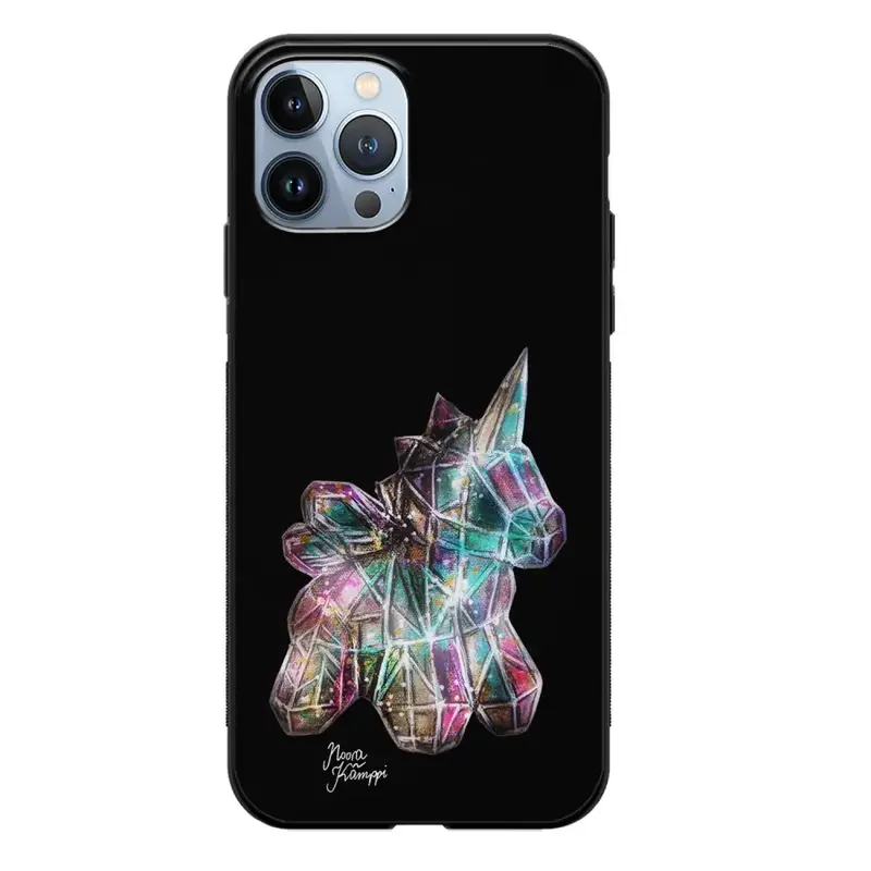 iPhone 11 Pro unicorn suojakuoret - Musta - Noora Kämppi