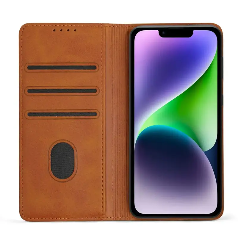iPhone 11 Pro / XS / X Unitec Lompakko Suojakotelo - Ruskea