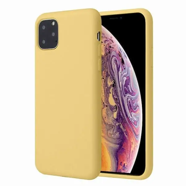 iPhone 11 Silikonikuori Keltainen