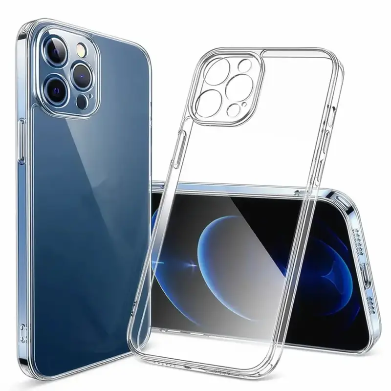iPhone 12 Pro Max Silikonikuori - Läpinäkyvä