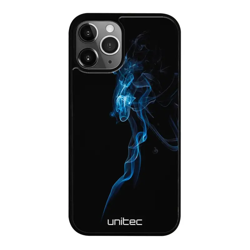 iPhone 12 Pro Max suojakuoret - Blue Smoke On Black
