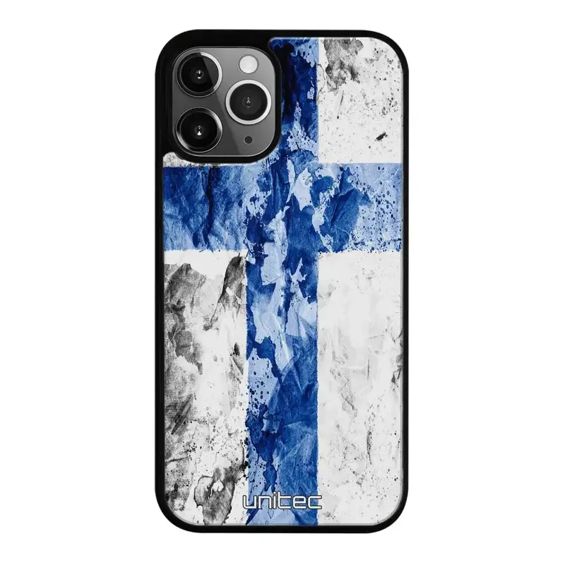 iPhone 12 Pro Max suojakuoret - Painted Finnish Flag