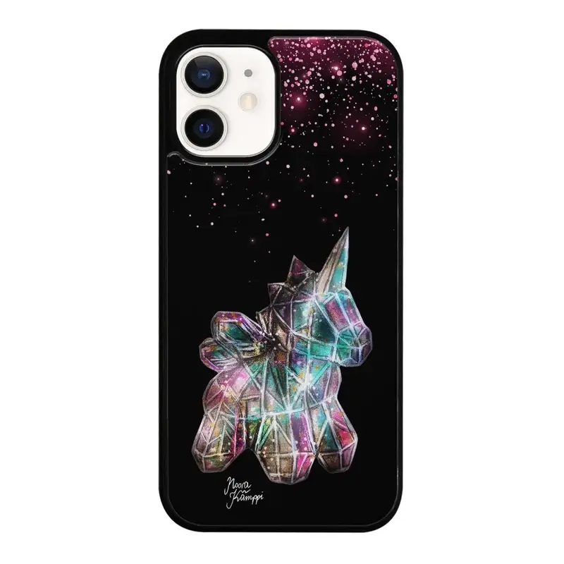 iPhone 12 unicorn suojakuoret - Pinkki - Noora Kämppi