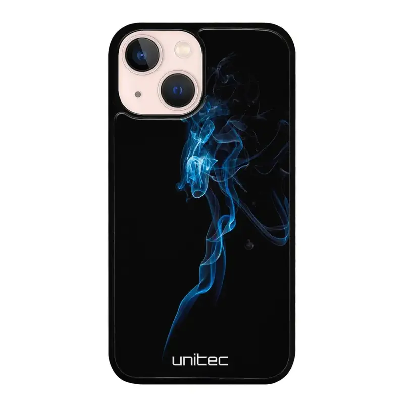 iPhone 13 Mini suojakuoret - Blue Smoke On Black
