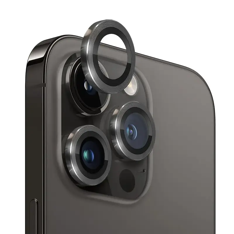 iPhone 13 Pro Kameran panssarilasi Musta (3kpl)