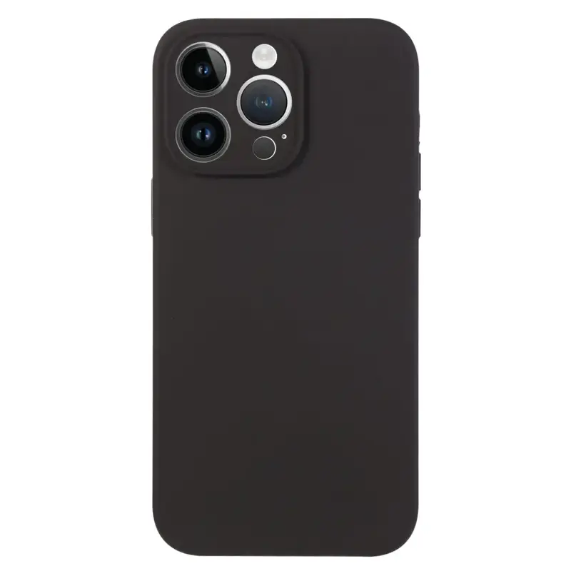 iPhone 13 Pro Max Silikonikuori - Musta
