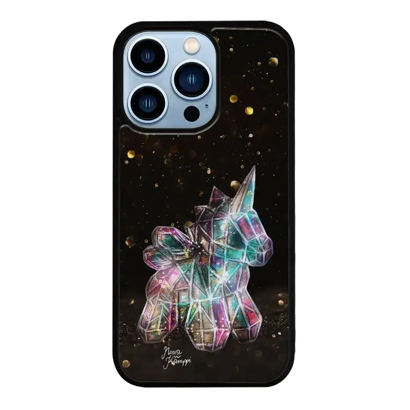 iPhone 13 Pro Max unicorn suojakuoret - Kulta - Noora Kämppi