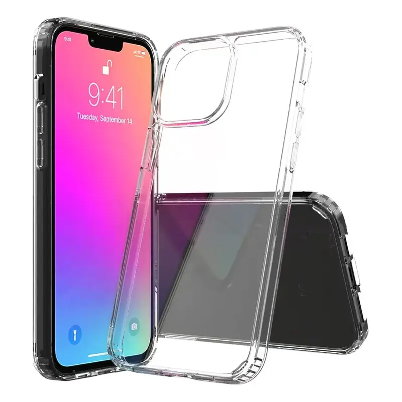 iPhone 13 Pro Silikonikuori - Läpinäkyvä