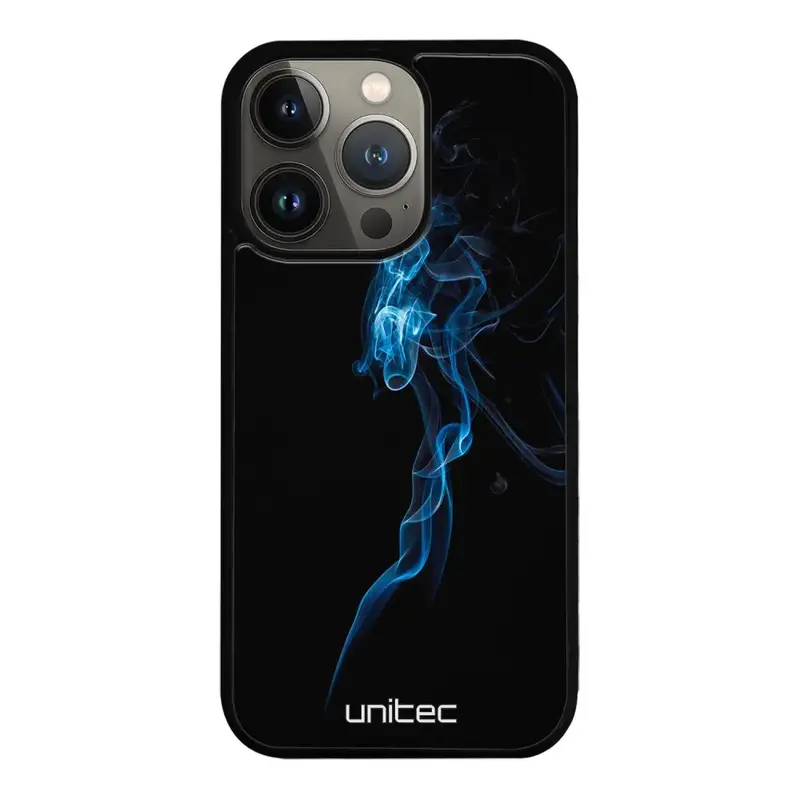 iPhone 13 Pro suojakuoret - Blue Smoke On Black