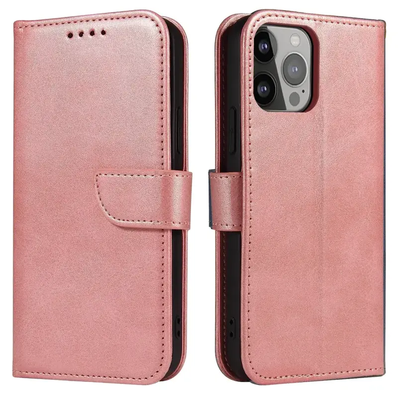 iPhone 14 Pro Max Lompakko Suojakotelo Ruusukulta