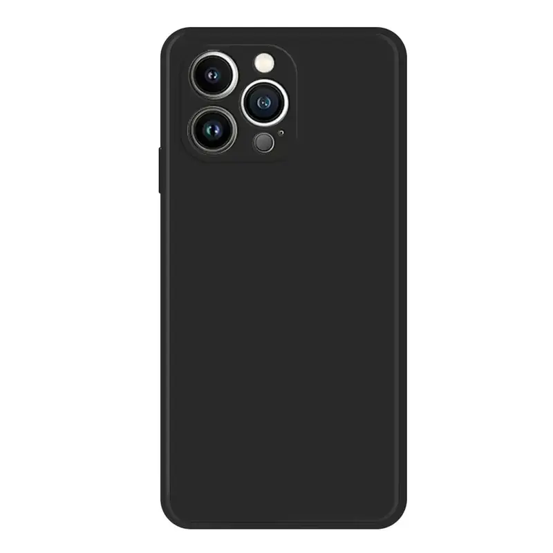 iPhone 14 Pro Max Silikoni suojakuori - Musta
