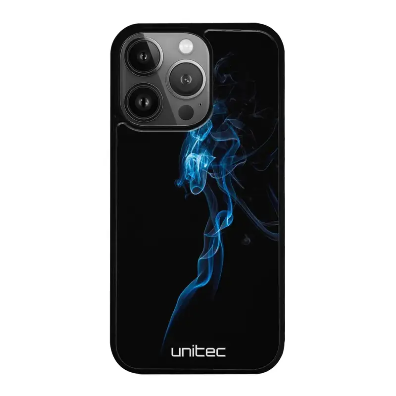 iPhone 14 Pro Max suojakuoret - Blue Smoke On Black