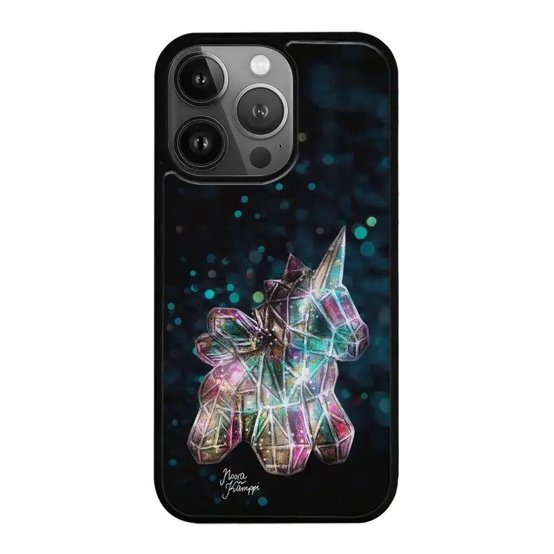 iPhone 14 Pro Max unicorn suojakuoret - Sininen - Noora Kämppi