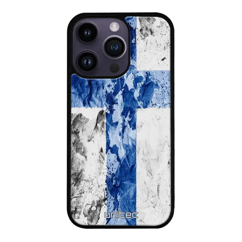 iPhone 14 Pro suojakuoret - Painted Finnish Flag