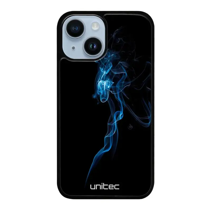 iPhone 14 suojakuoret - Blue Smoke On Black