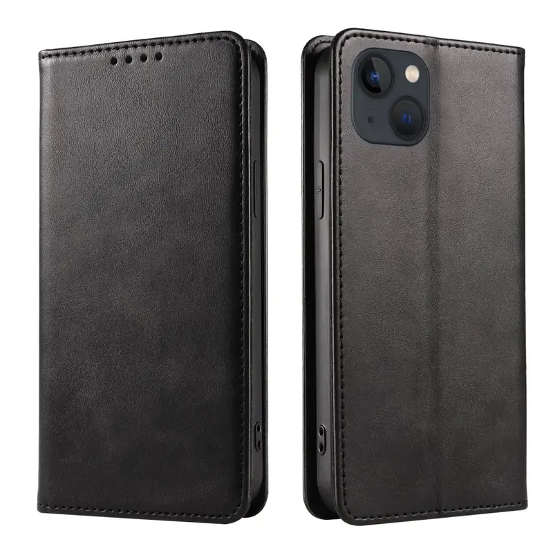 iPhone 14 Unitec Lompakko Suojakotelo Musta