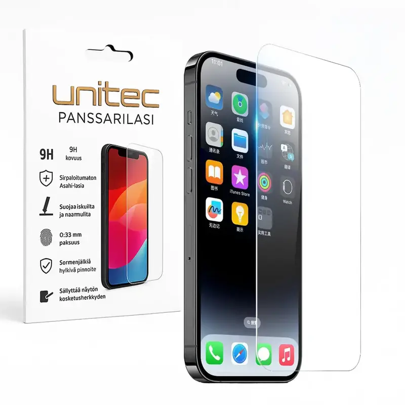 iPhone 15 Pro Max Panssarilasi 2D