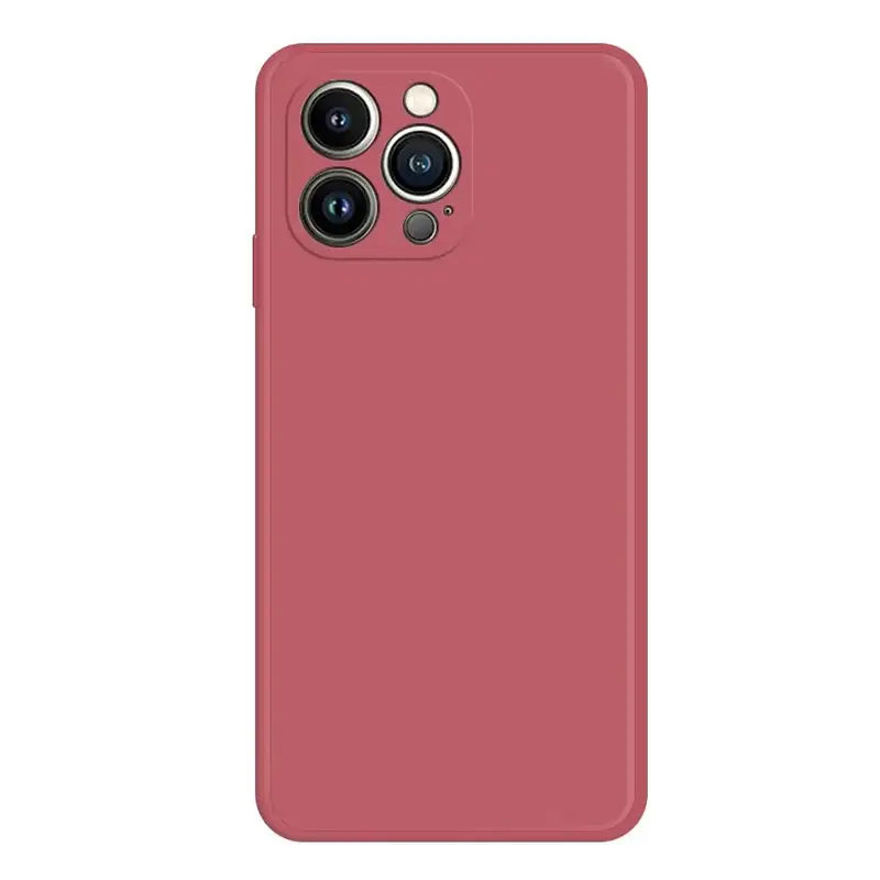 iPhone 15 Pro Max Silikonikuori - Punainen