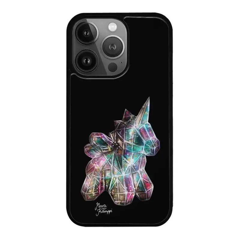 iPhone 15 Pro Max unicorn suojakuoret - Musta - Noora Kämppi