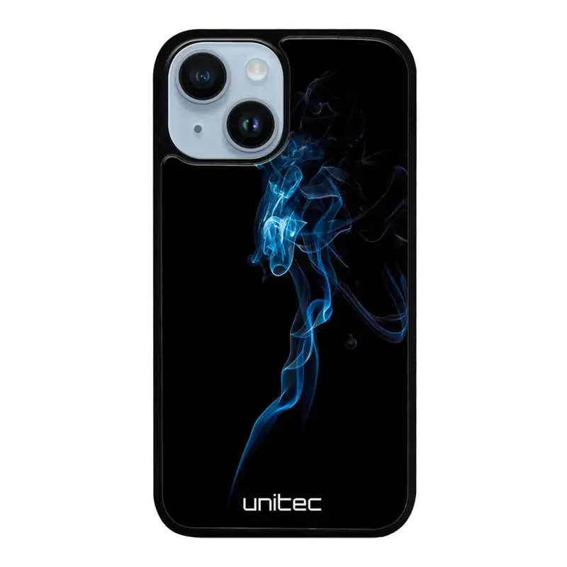 iPhone 15 suojakuoret - Blue Smoke On Black