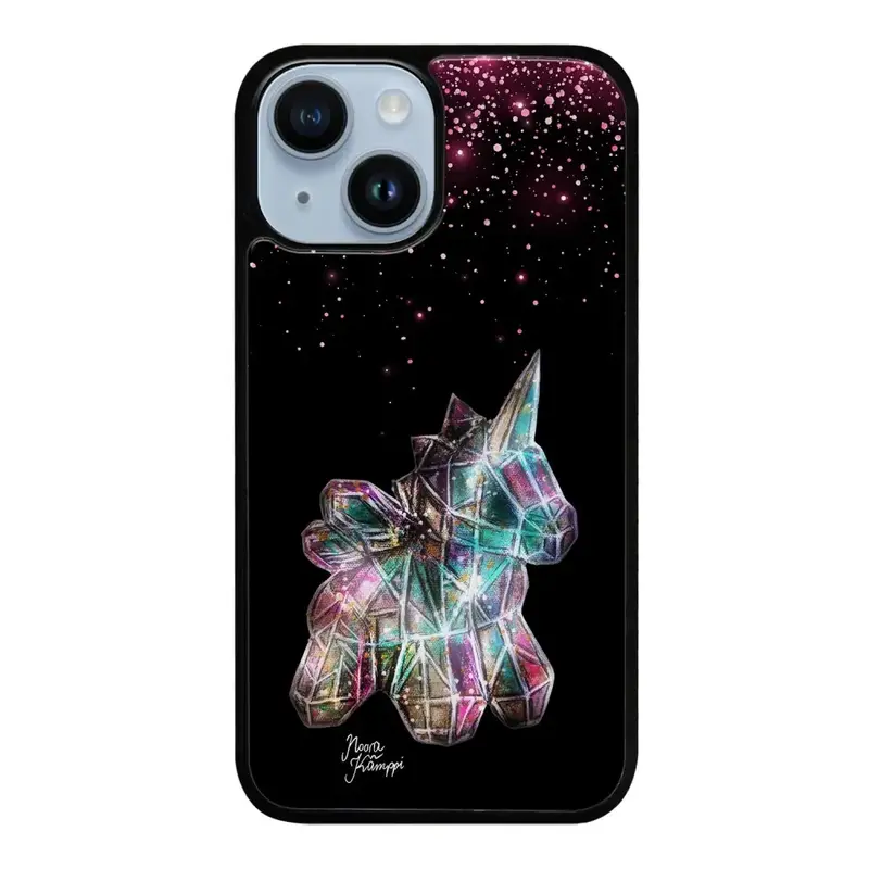 iPhone 15 unicorn suojakuoret - Pinkki - Noora Kämppi