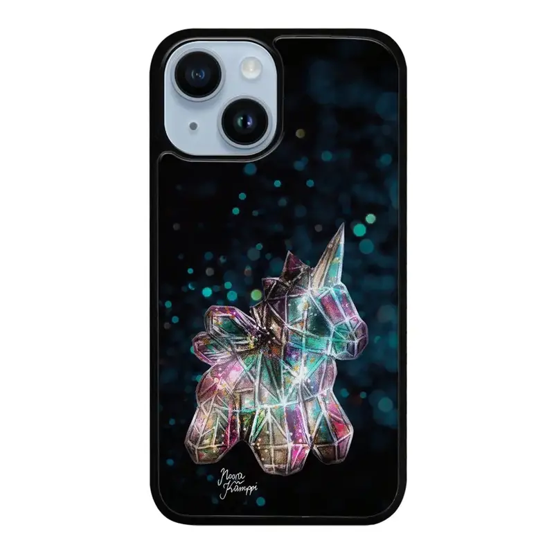 iPhone 15 unicorn suojakuoret - Sininen - Noora Kämppi