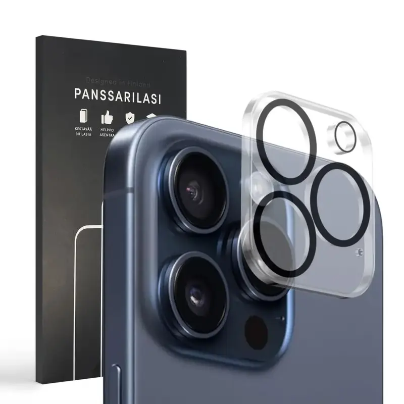 iPhone 16 Pro / iPhone 16 Pro Max Panssarilasi Takakameralle