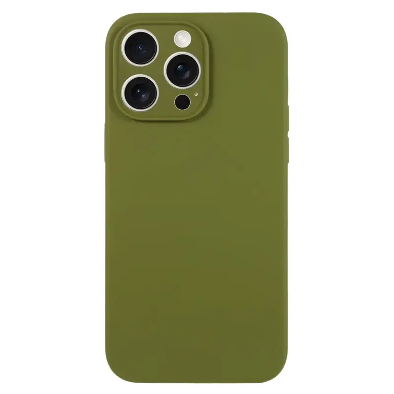 iPhone 16 Pro Max Silikonikuori - Oliivin vihreä