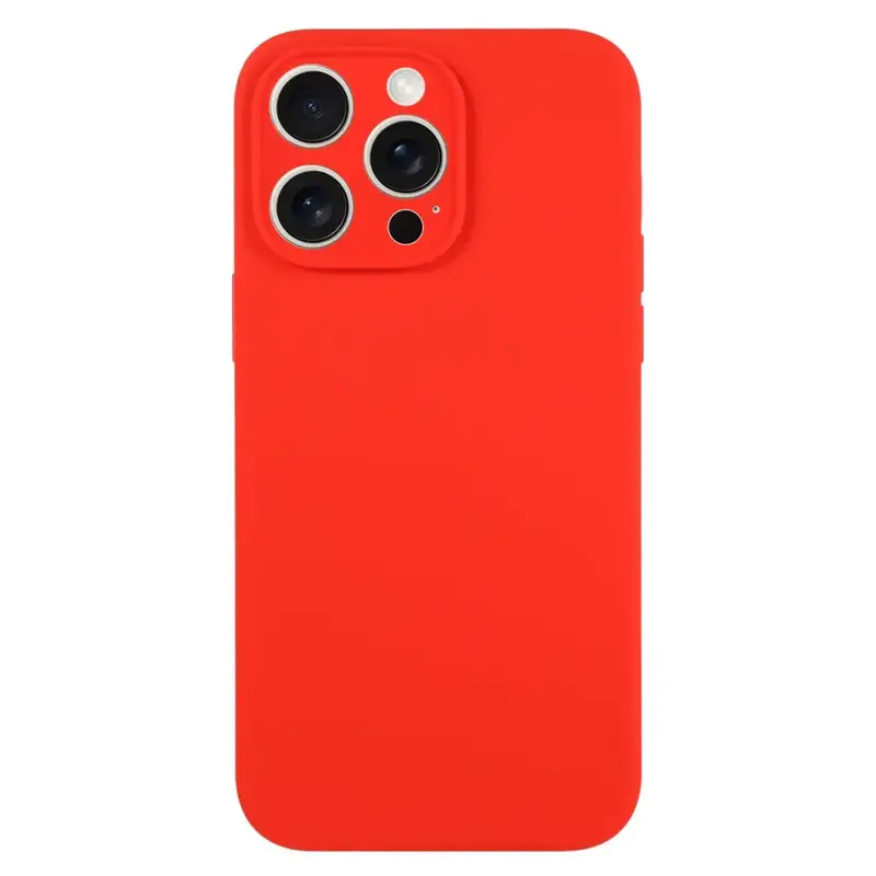iPhone 16 Pro Max Silikonikuori - Punainen