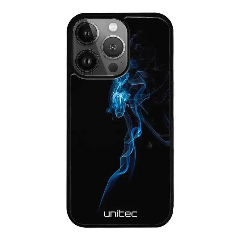 iPhone 16 Pro Max suojakuoret - Blue Smoke On Black