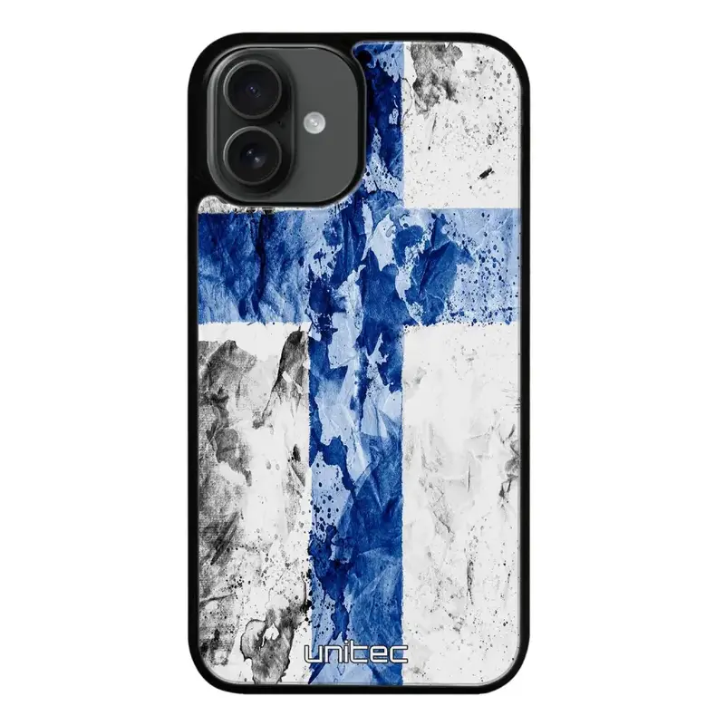 iPhone 16 suojakuoret - Painted Finnish Flag