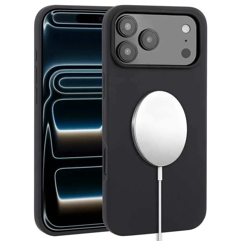 iPhone 17 Pro / 18 Pro MagSafe Suojakuori - Musta