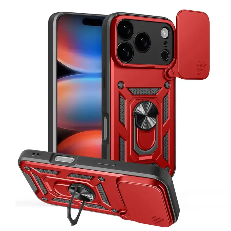 iPhone 17 Pro Armor suojakuori - Punainen