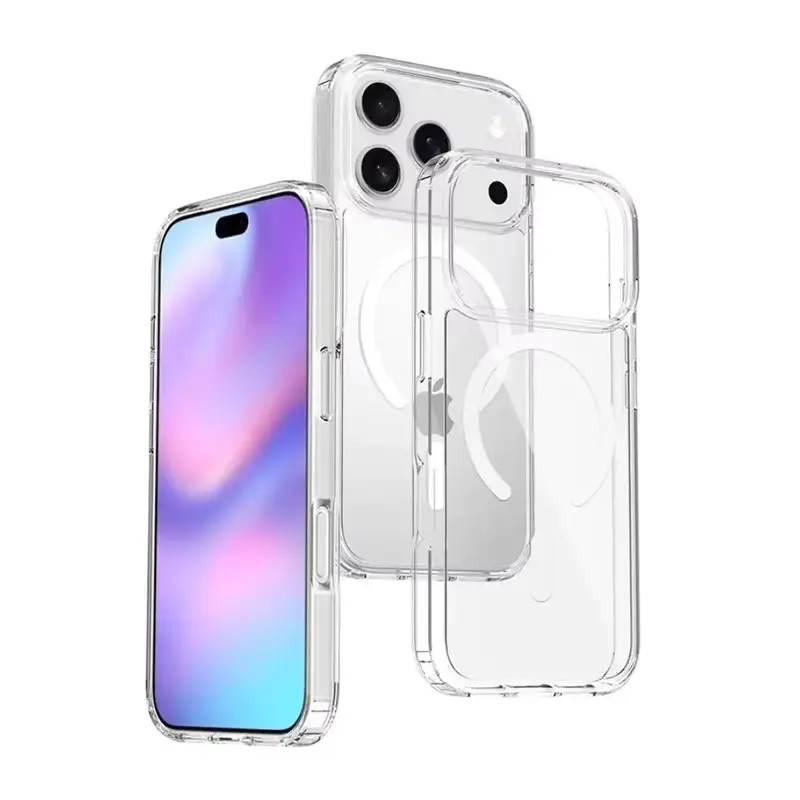 iPhone 17 Pro Max / 18 Pro Max MagSafe Suojakuori Läpinäkyvä