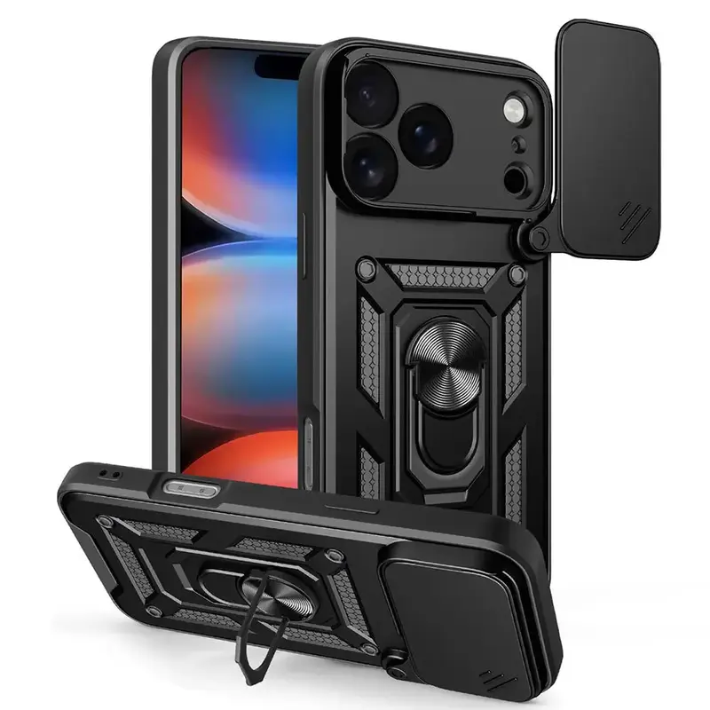 iPhone 17 Pro Max Armor suojakuori - Musta