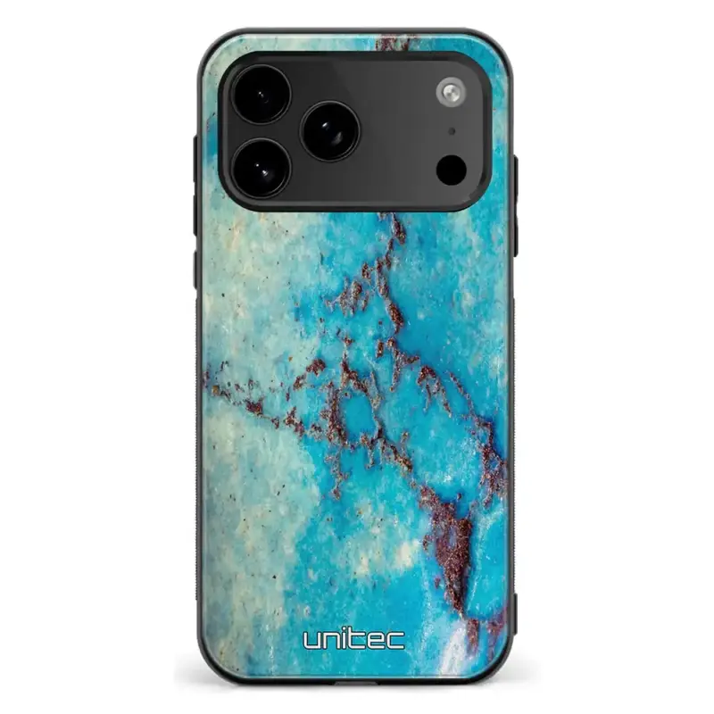 iPhone 17 Pro Max marmori suojakuoret - Turquoise Marble