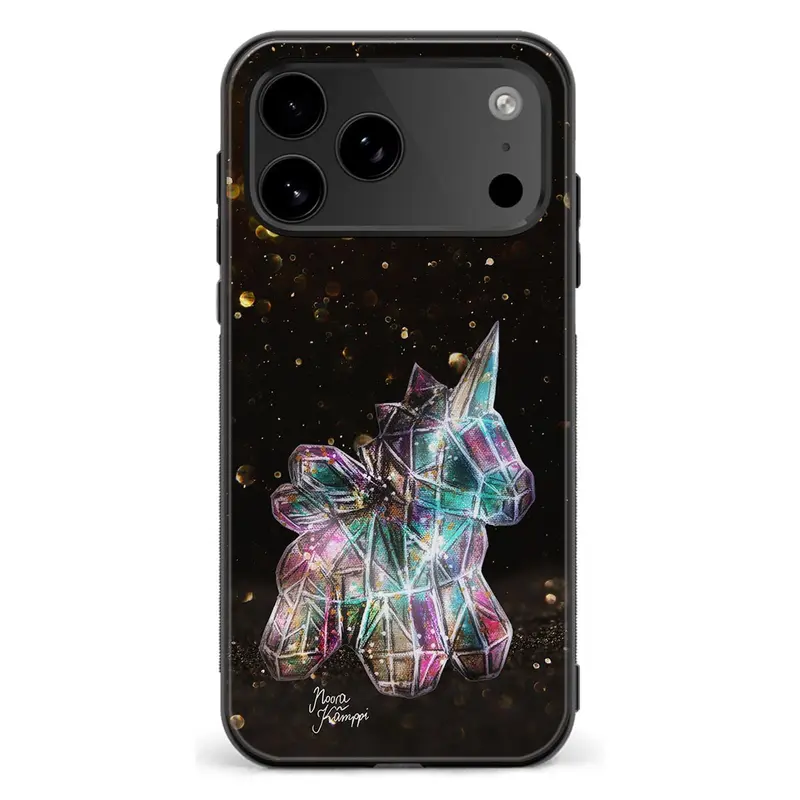 iPhone 18 Pro unicorn suojakuoret - Kulta - Noora Kämppi